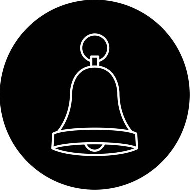 Çan simgesi vektör illüstrasyonu
