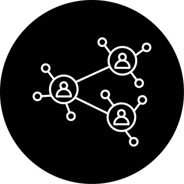 Ağ simgesi vektör çizimi