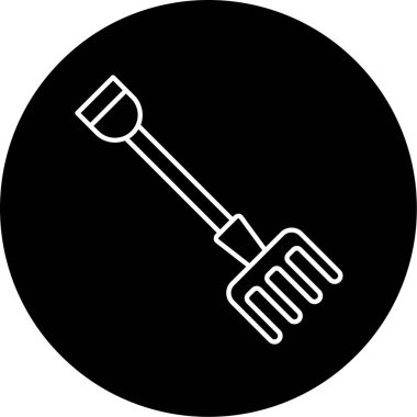 çatal simgesi vektör illüstrasyonu