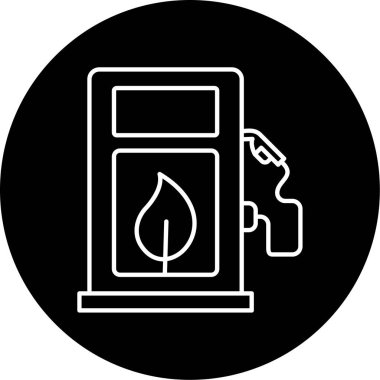 Eko Gaz simgesi vektör illüstrasyonu