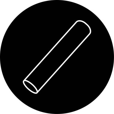 Tebeşir simgesi vektör illüstrasyonu