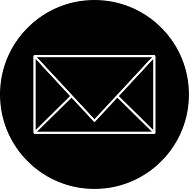 zarf simgesi vektör illüstrasyonu