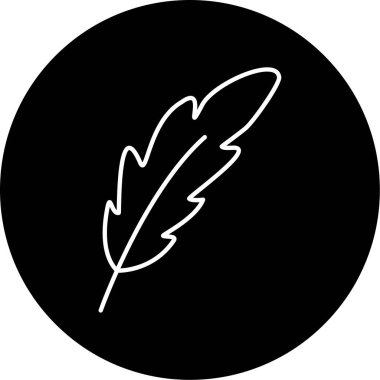 Tüylü ikon vektör illüstrasyonu