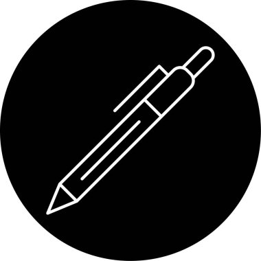 kalem simgesi vektör illüstrasyonu