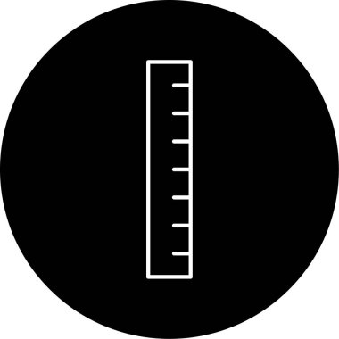 cetvel simgesi çizimi