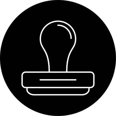 Damga simge vektör çizim