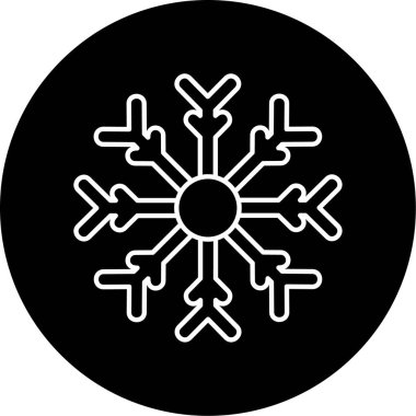 Kar simge vektör çizim