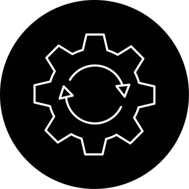 Güncelleme simgesi vektör illüstrasyon