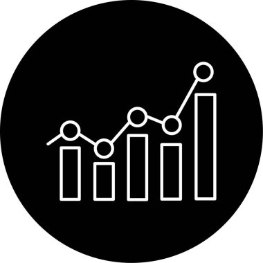 istatistik ikonu vektör illüstrasyonu