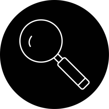 Arama simgesi vektör illüstrasyonu