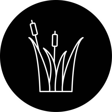 Reeds simge vektör illüstrasyonu