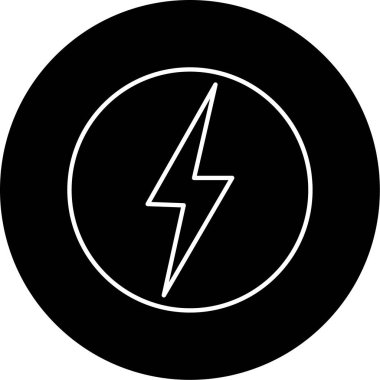 güç simgesi vektör illüstrasyonu