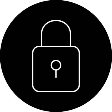 ikon vektör illüstrasyonunu kilitle