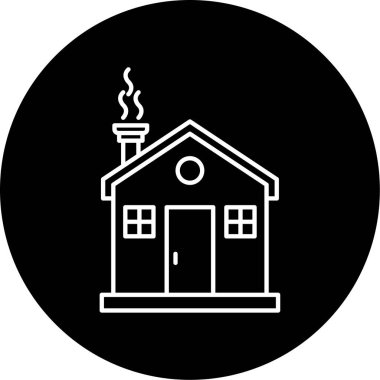 Ev simgesi vektör illüstrasyonu