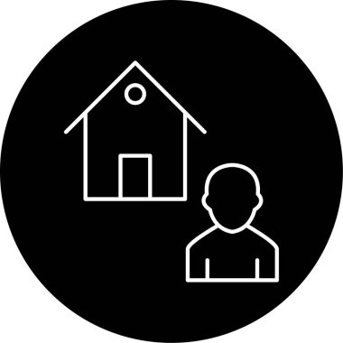 Ajan simgesi vektör illüstrasyonu