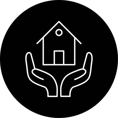 sigorta ikonu vektör illüstrasyonu