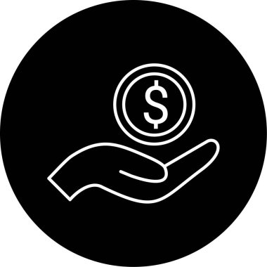 Krean simgesi vektör illüstrasyonu