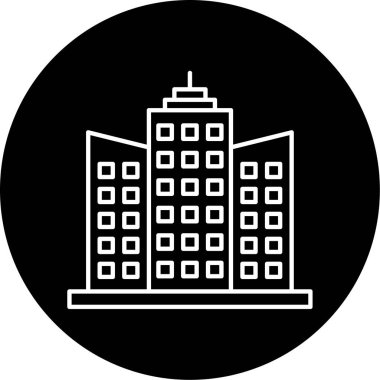 Gökdelen simgesi vektör illüstrasyonu