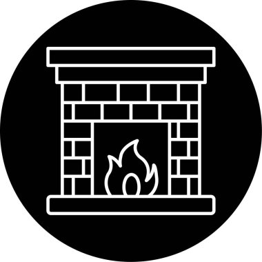 Simge vektör illüstrasyonu yakılıyor