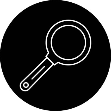 Büyütme cam simgesi vektör illüstrasyonu