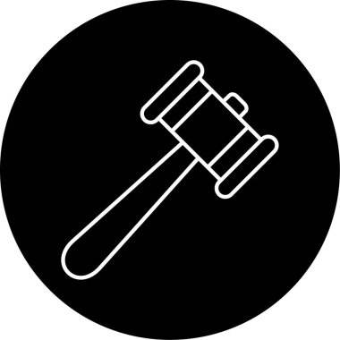 Çekiç ikonu vektör illüstrasyonu