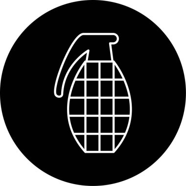 El bombası ikonu vektör illüstrasyonu