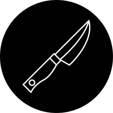 bıçak simgesi vektör illüstrasyonu