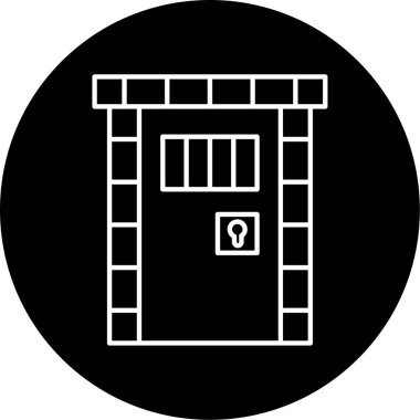 Hücre simgesi vektör illüstrasyonu tutuluyor