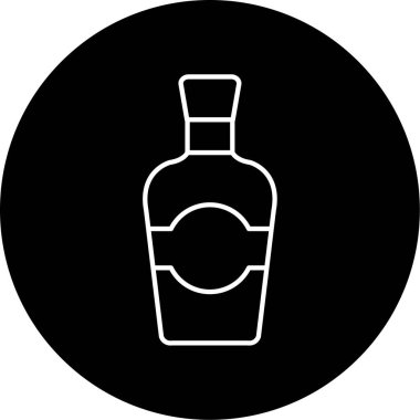 şişe simgesi vektör illüstrasyonu