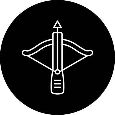 Tatar Yayı ikonu vektör illüstrasyonu