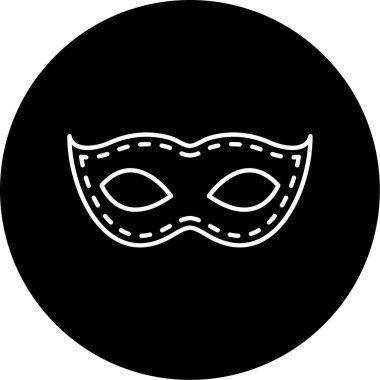 göz maskesi simge vektör çizim