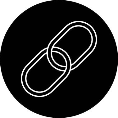 bağlantı simgesi vektör illüstrasyonu