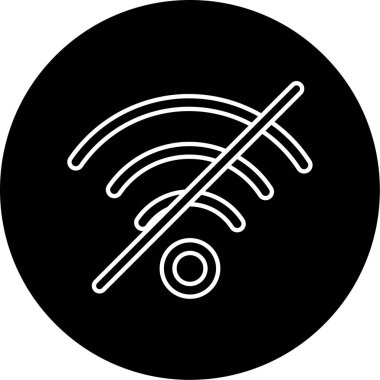 Bağlantısı kesilmiş ikon vektör illüstrasyonu