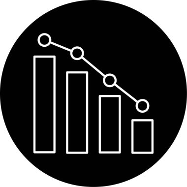 grafik ikonu vektör illüstrasyonu