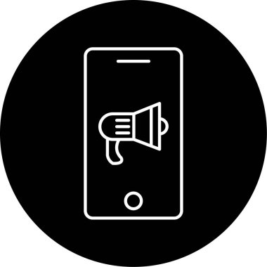 Dijital pazarlama simge vektör çizim