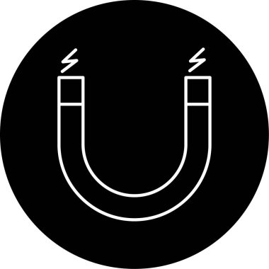 mıknatıs simgesi vektör çizimi