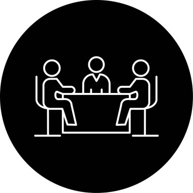 toplantı simgesi çizimi