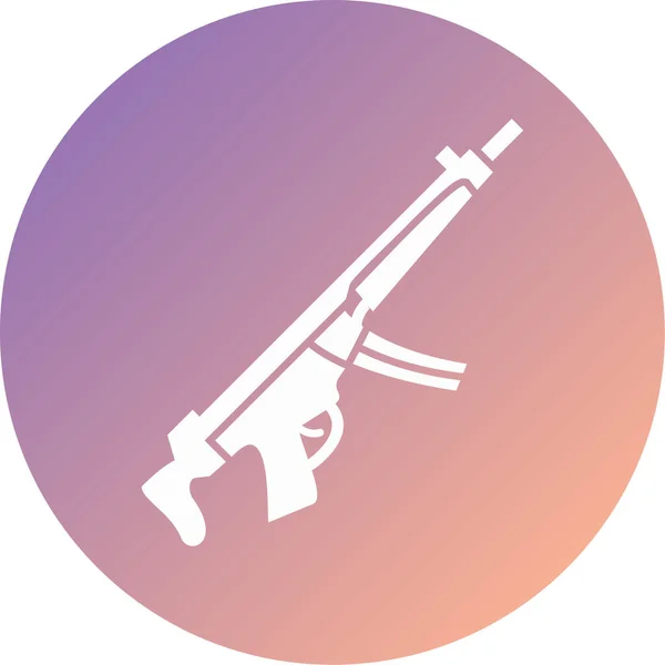 Ilustración Vectorial Icono Arma — Vector de stock