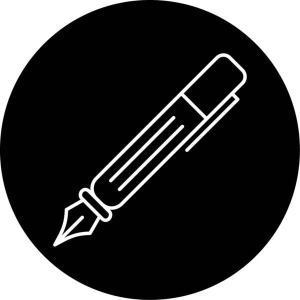 Pen Simple Icon Business Vector Illustration — Stockový vektor