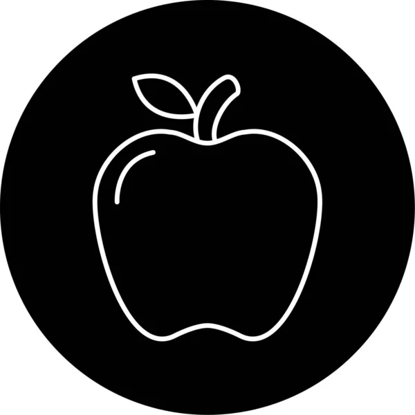 Icône Apple Simple Pour Les Entreprises Illustration Vectorielle — Image vectorielle