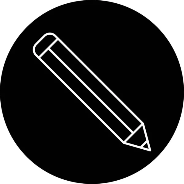 Bleistift Symbol Vektor Illustration — Stockvektor