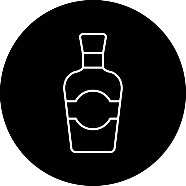 Flasche Symbol Vektor Illustration — Stockvektor