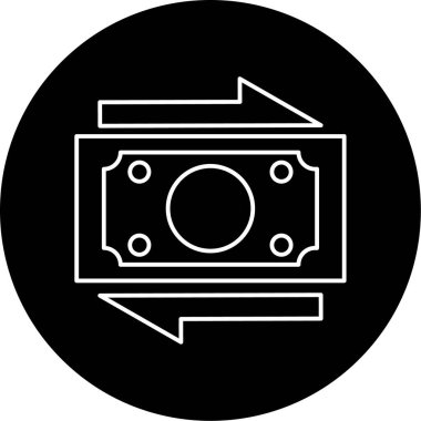 Aktarım simgesi vektör illüstrasyonu