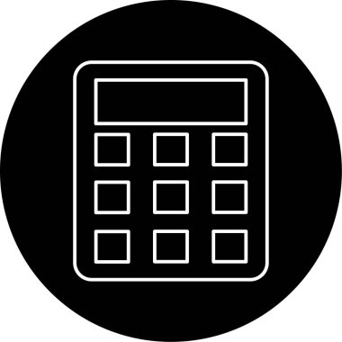 muhasebe simgesi vektör illüstrasyonu