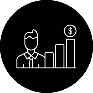 Simge simgesi vektör illüstrasyonu