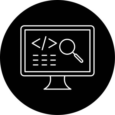 Simge vektör illüstrasyonu takip ediliyor