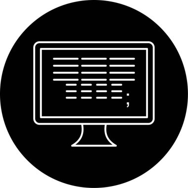 Lin simge vektör illüstrasyonunu tara