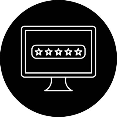 Müşteri Teftiş simgesi vektör çizimi