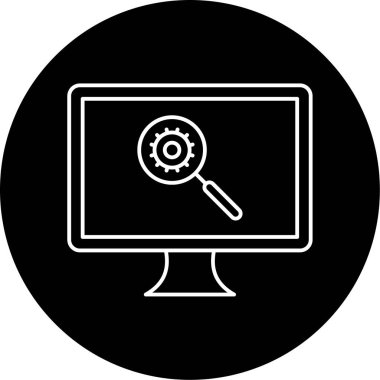 Optimizasyon simgesi vektör illüstrasyonu