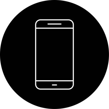 cep telefonu ikonu vektör illüstrasyonu